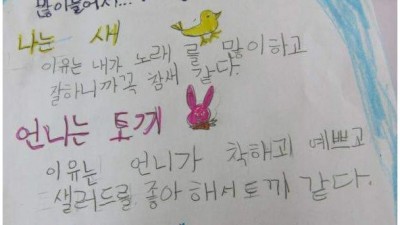 초등학생의 흔한 가족소개.