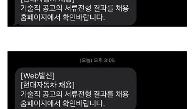 현대차 불합격해서 문자보냈는데 답장옴.jpg
