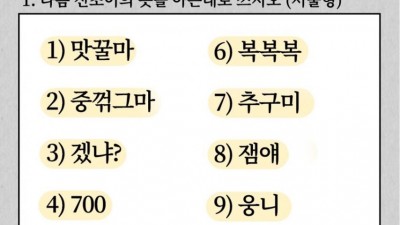 신조어라고 떠도는 것들 특