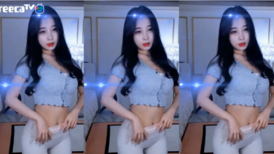 섹시함느껴지는레깅스의지리는몸매여캠