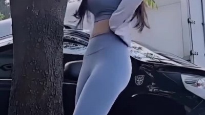 브라탑 + 레깅스 입은 BJ 금화 야외에서 킥드럼베이스 레전드