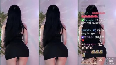 한갱검은끈나시란제리가슴골초미니허벅지